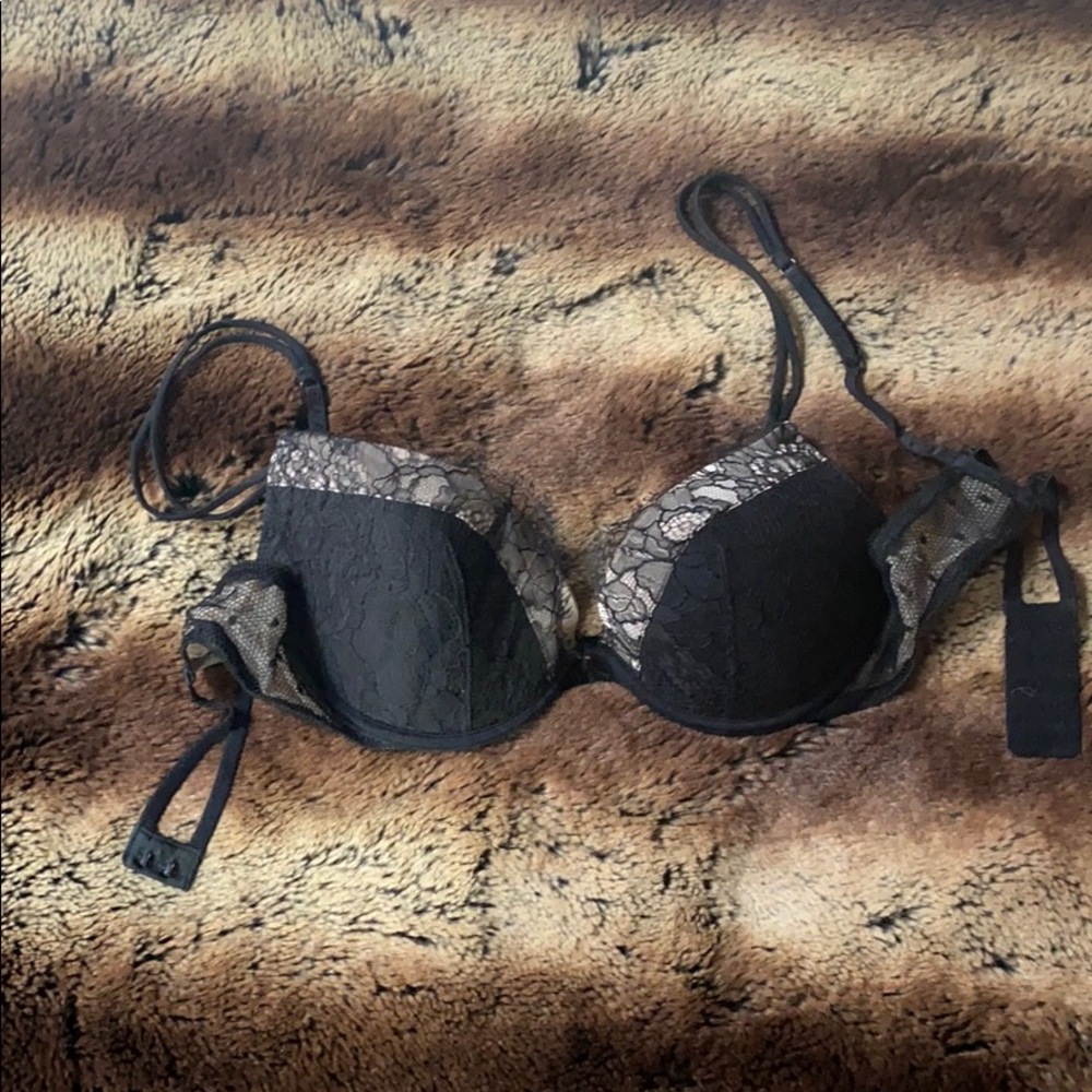 La Perla Black Lace Bra Sz 3